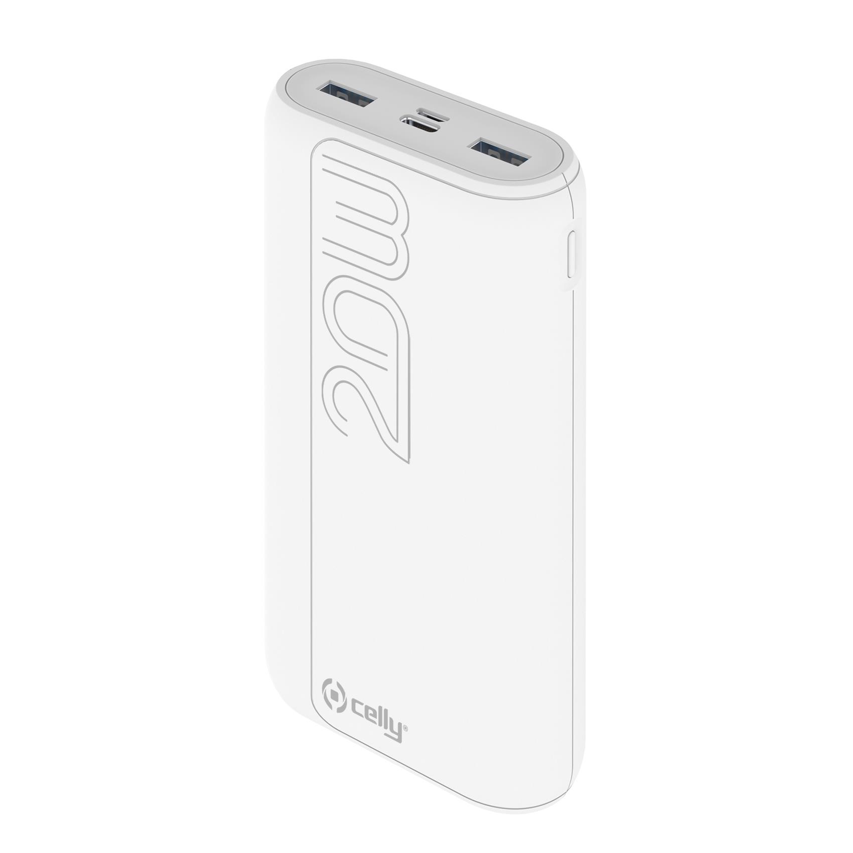 CELLY POWER BANK PD20W 20000 EVO WHITE PBPD20000EVOWH