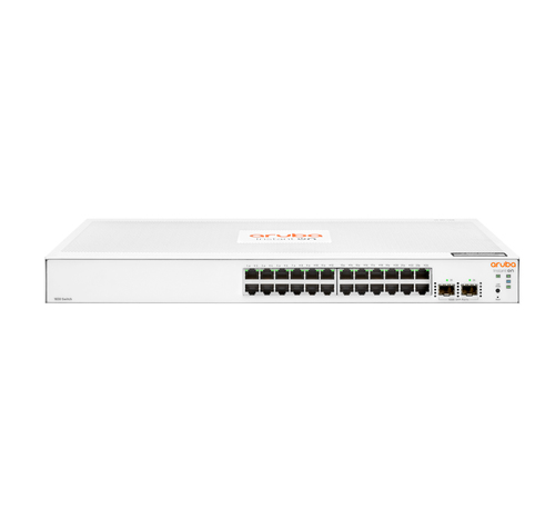 HPE ARUBA INSTANT ON SWITCH 1830 24 PORTE GIGABIT 2 SLOT SFP LAYER 2 FULL DUPLEX JL812A