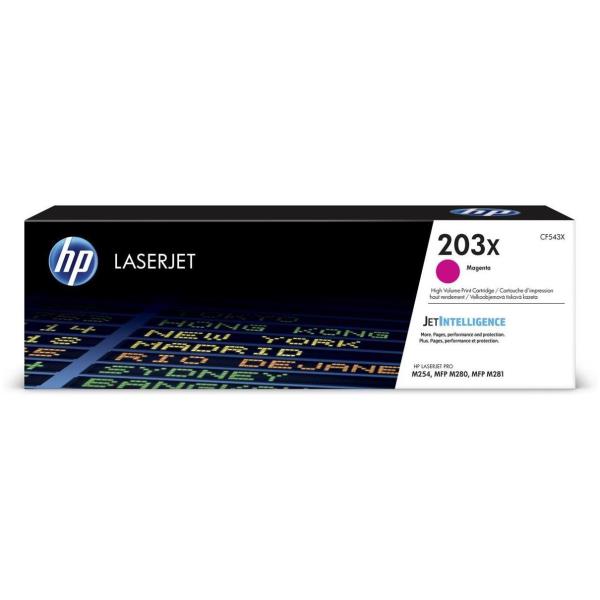 HP 203X ORIGINAL MAGENTA TONER CF543X