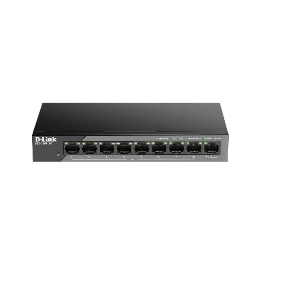 D-LINK 9-PORT 10/100 UNMANAGED SURVEILLA DSS-100E-9P