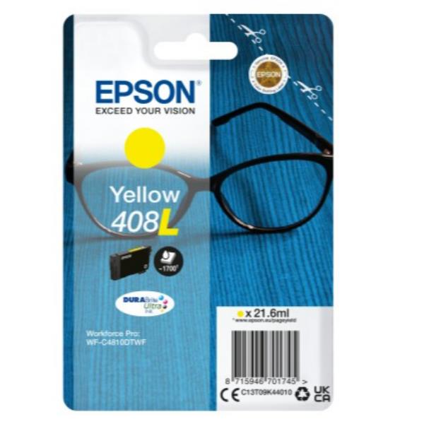 EPSON GIALLO 408L DURABRITE ULTRA INK C13T09K44010