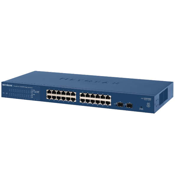 Netgear 24P GE SMART MANAGED PRO SWITCH GS724T-400EUS