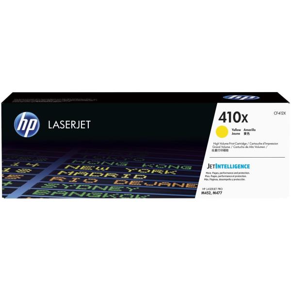 HP 410X HIGH YIELD YELLOW TONER CF412X