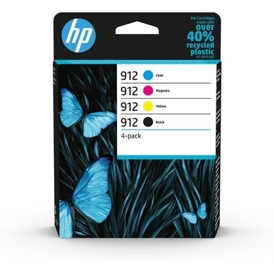 HP 912 CMYK ORIGINAL INK 4-PACK 6ZC74AE