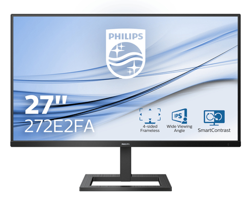 PHILIPS MONITOR 27 LED IPS 16:9 FHD 1MS 350 CDM 75HZ, VGA/DP/HDMI, MULTIMEDIALE 272E2FA