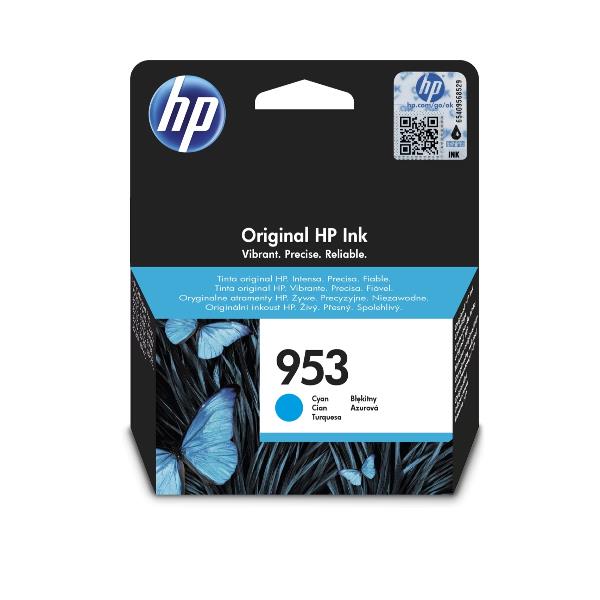 HP 953 CYAN ORIGINAL INK CARTRIDGE F6U12AE#BGX