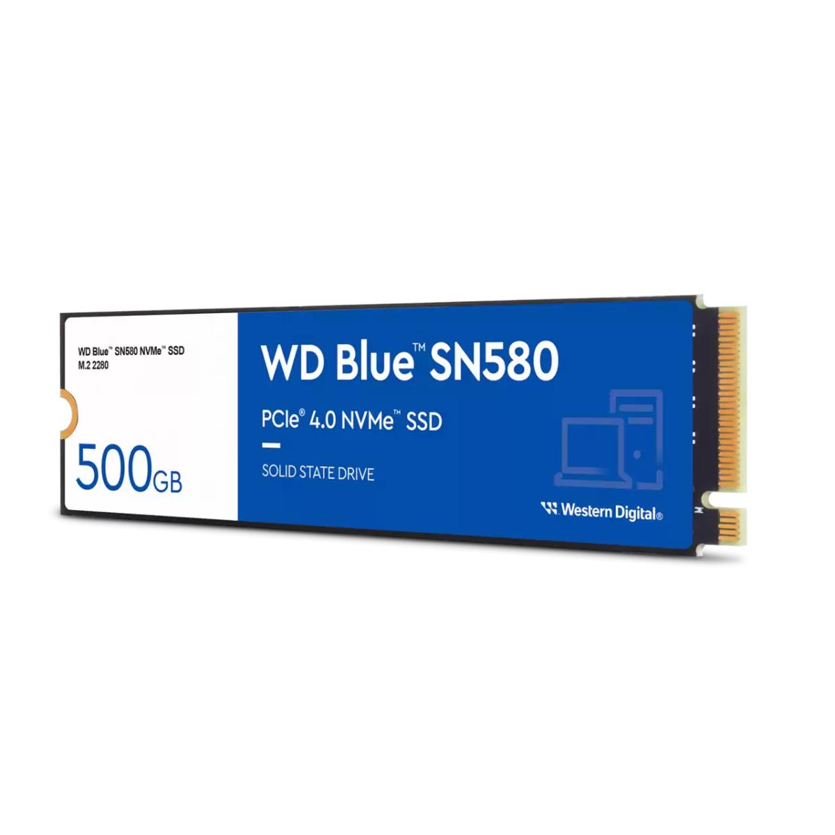 WESTERN DIGITAL SSD INTERNO BLUE SN580 500GB M.2 2280 PCIE 4.0 X4 NVME WDS500G3B0E