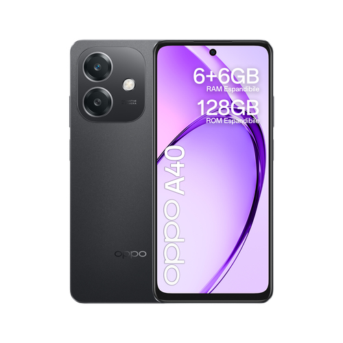 OPPO A40 128GB 6GB SPARKLE BLACK OPA40N-128