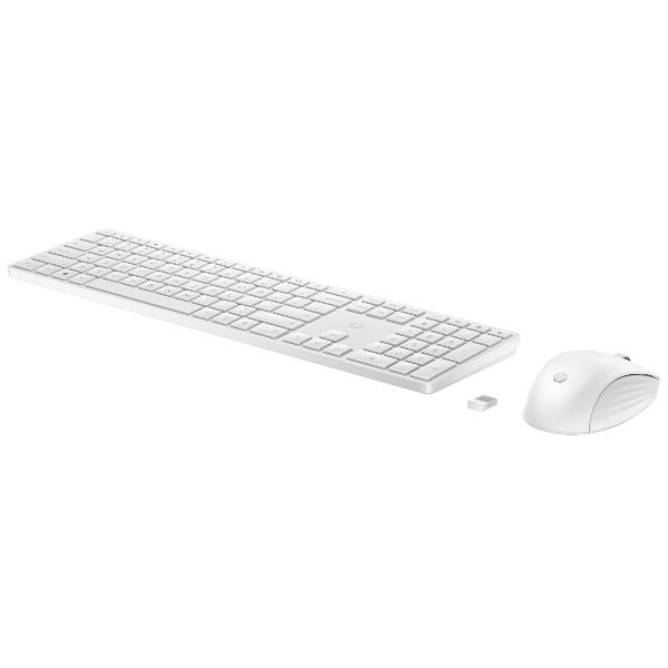 HP 655 TASTIERA+MOUSE WRLS BIANCO 860P8AA#ABZ