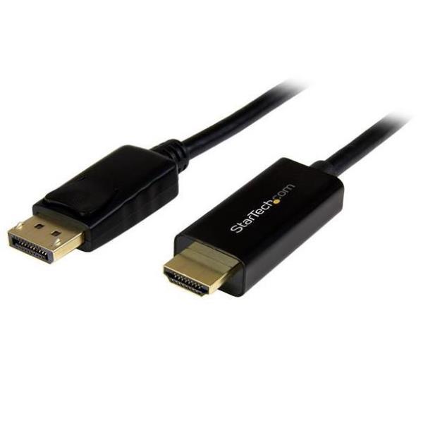 STARTECH CAVO DISPLAYPORT A HDMI 2M -4K DP2HDMM2MB