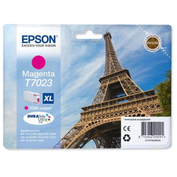 EPSON WP 4000/4500 TOUR EIFFEL MAGENTA XL C13T70234010