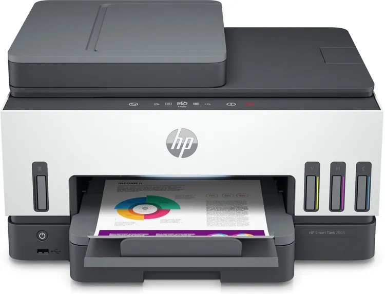 HP MULTIF. INK A4 COLORE, SMARTANK 7605, 15PPM, ADF, FRONTE / RETRO, USB/WIFI, 4 IN 1, 3 ANNI GAR REG PRODOTTO 28C02A