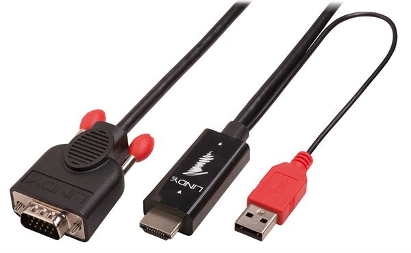 LINDY CAVO HDMI A VGA 2M 41456