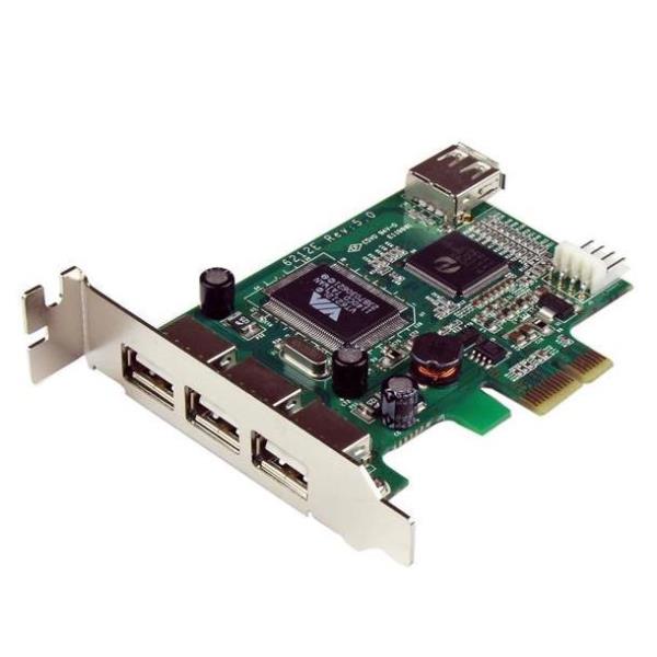 STARTECH SCHEDA USB PCIE A 4 PORTE LP PEXUSB4DP