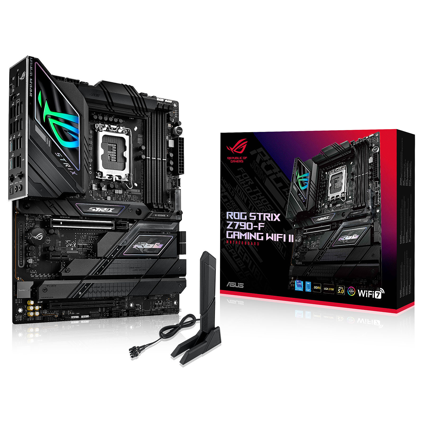 ASUS MB Z790, ROG STRIX Z790-F GAMING WIFI II, LGA 1700, DDR5, 90MB1FM0-M0EAY0, Z790 REFRESH 90MB1FM0-M0EAY0