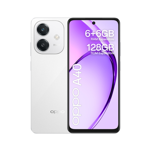 OPPO A40 128GB 6GB STARLIGHT WHITE OPA40W-128