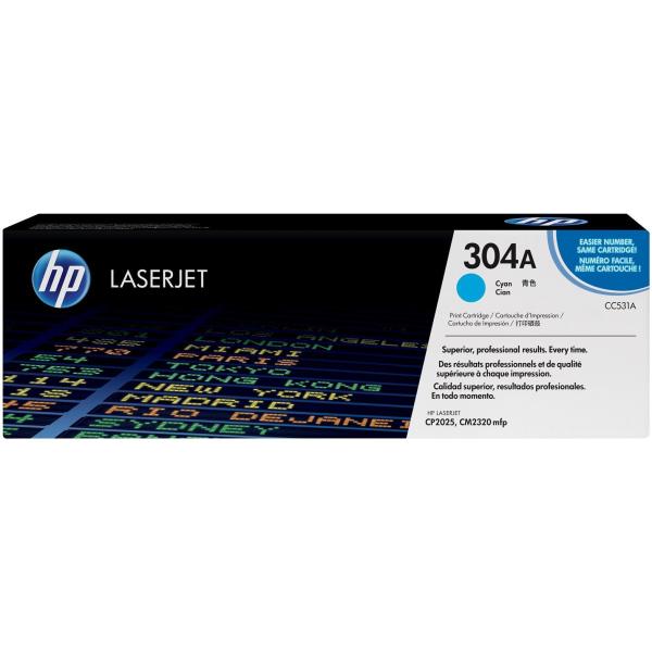 HP TONER CIANO LASERJET CP2025/CM2320 CC531A