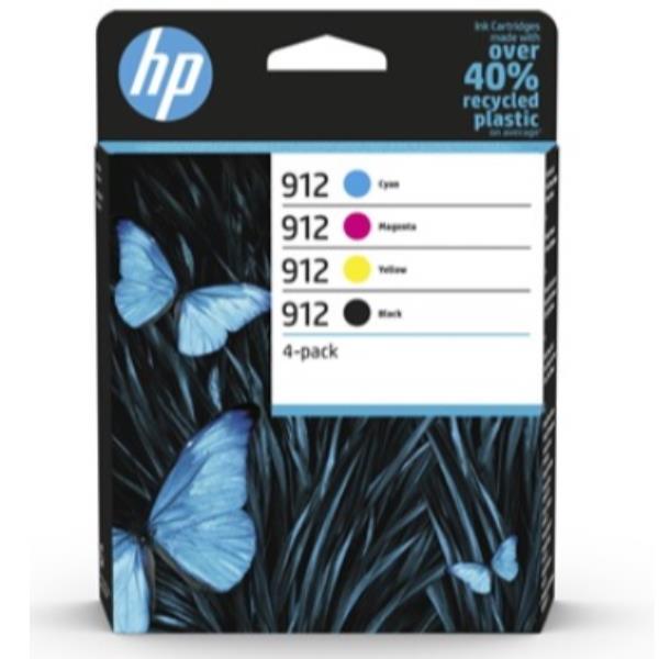 HP 912 CMYK ORIGINAL INK 4-PACK 6ZC74AE