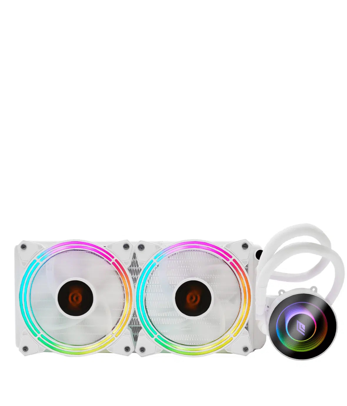 NOUA DISSIPATORE A LIQUIDO SIBERUS TR241 WHITE RAINBOW RGB 200W LC0320-TR241