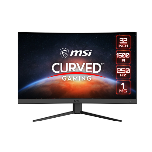 MSI MONITOR CURVO 31,5 LED VA 16:9 FHD, 1MS 250hz, 1500R, DP/HDMI, Adobe RGB, sRGB DCI-P3 9S6-3DA61T-035