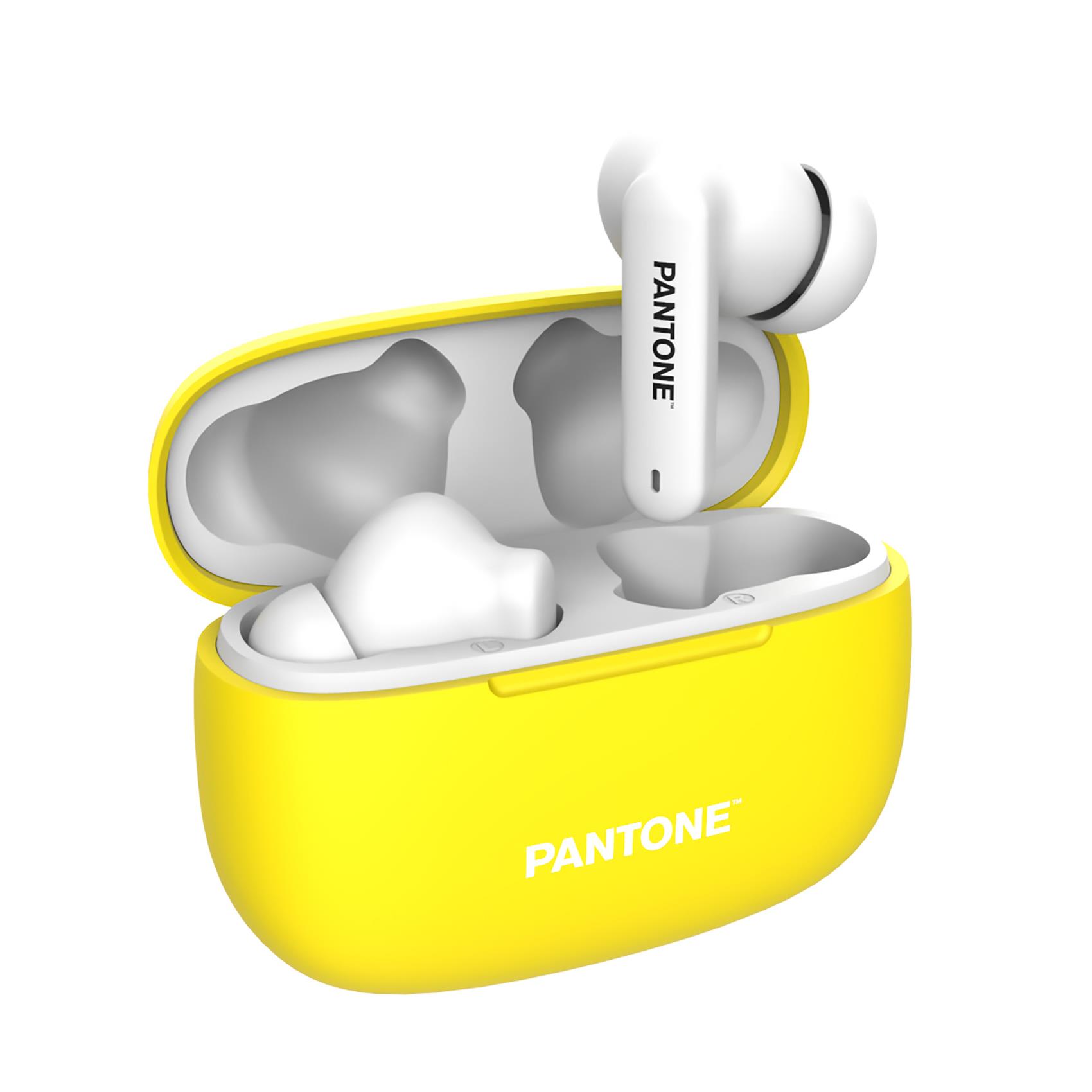 PANTONE TRUE WIRELESS IN EAR YELLOW PT-TWS008Y