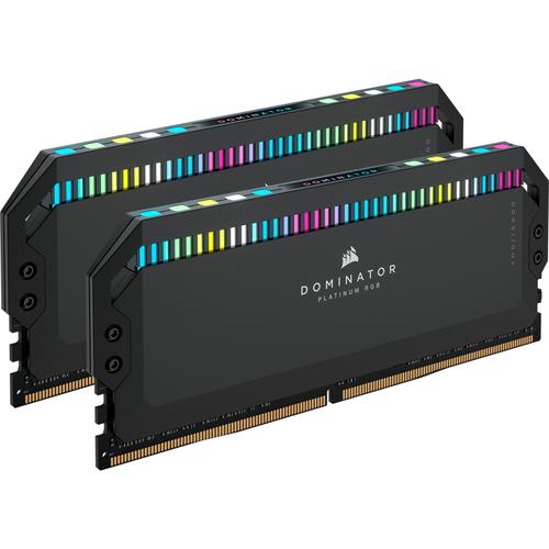 CORSAIR RAM DOMINATOR PLATINUM RGB DDR5 32GB 2X16GB DDR5 6000 PC5-48000 C36 1.4V INTEL XMP MEMORY - CMT32GX5M2E6000C36