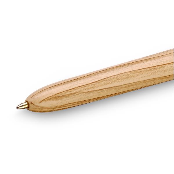 BIC CF12 4 COLORI WOOD 508964