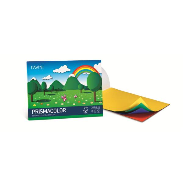 FAVINI CF20ALBUM PRISMACOLOR 10FF 5COL ASS A12X244