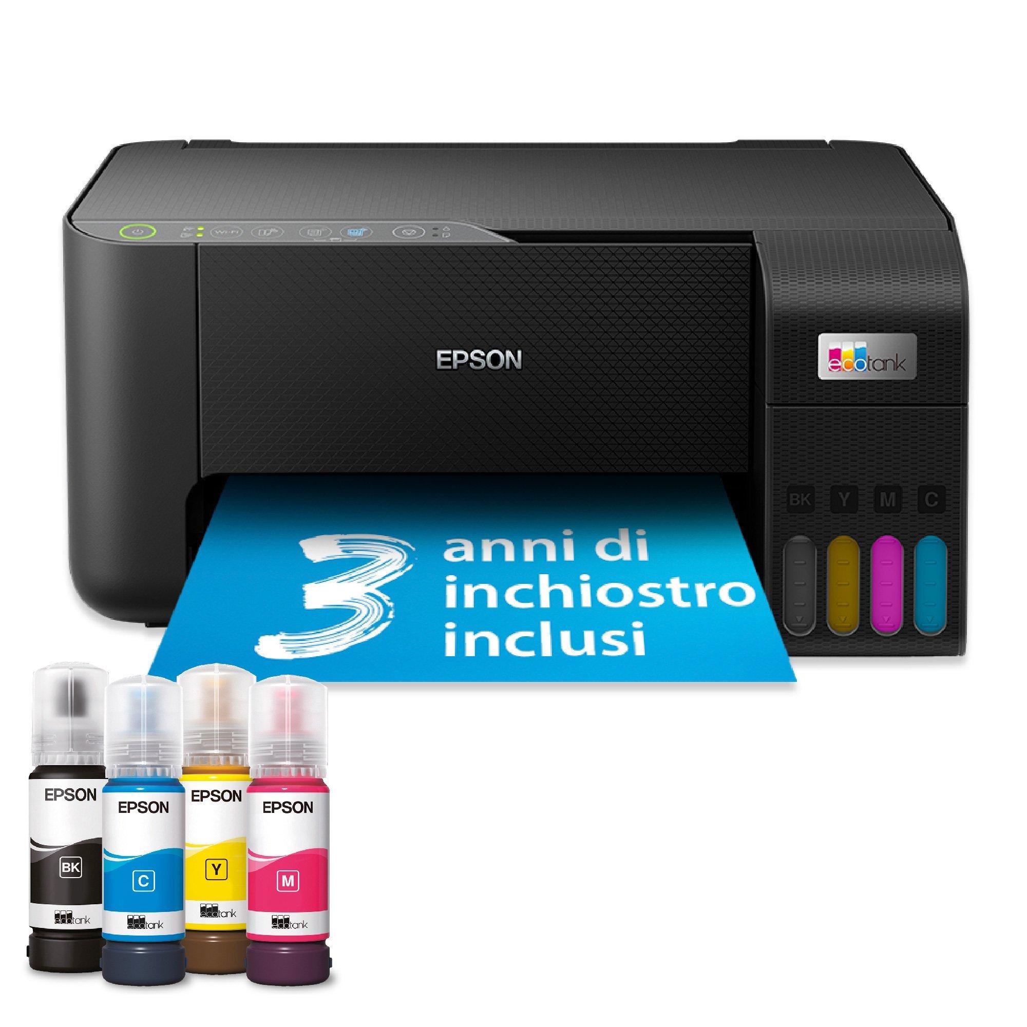 EPSON MULTIF. INK A4 COLORE, ECOTANK ET-2860, 33PPM, USB/WIFI, 3 IN 1 C11CJ67428