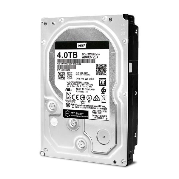 WESTERN DIGITAL WD BLACK 3.5P 4TB SATA3 NAS (DK) WD4005FZBX