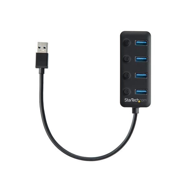 STARTECH HUB USB 3.0 4 PORTE - 4X USB-A HB30A4AIB