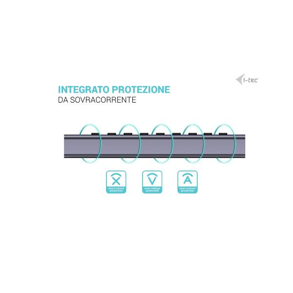 I-TEC USB3.0/C CHARGHUB9PORTLAN+P.ADAPT60 CACHARGEHUB9LAN