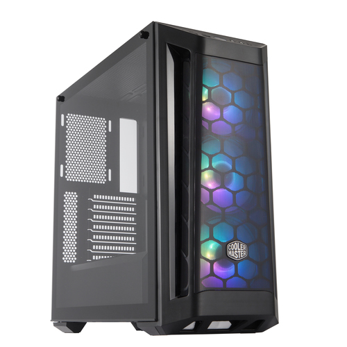 COOLER MASTER CASE MASTERBOX MB511 MID-TOWER ATX, 7 SLOT ESPANSIONE, 2XUSB 3.2, 3X120MM ARGB FAN FRONT, 1X120MM FAN REAR, ARGB MCB-B511D-KGNN-RGA