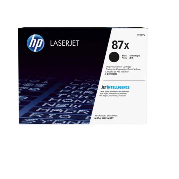 HP 87X HIGH YIELD BLACK LASER TONER CF287X