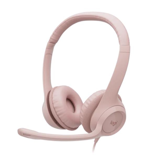 LOGITECH H390 USB PC HEADSET - ROSE 981-001281