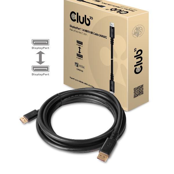 CLUB3D DISPLAYPORT 1.4 HBR3 CABLE M/M 4M CAC-1069B