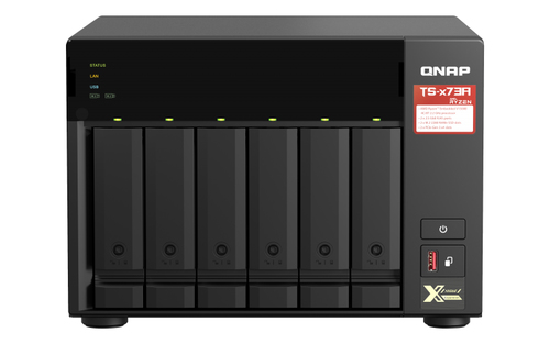 Qnap QNAP NAS 6 BAIE AMD RYZEN V1500B QC 2.2GHZ 8GB TS-673A-8G