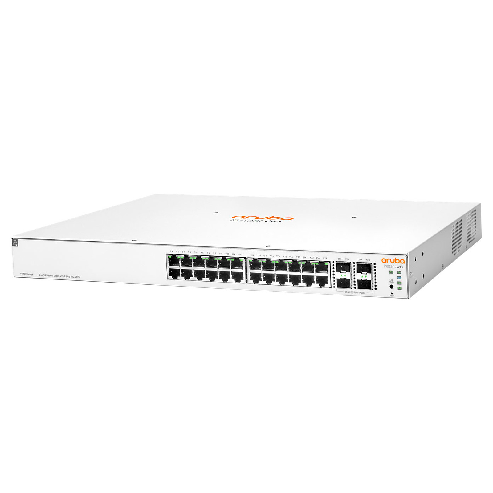 HPE ARUBA INSTANT ON SWITCH 1930 24 PORTE GIGABIT 4 SLOT SFP+ 370W JL684A