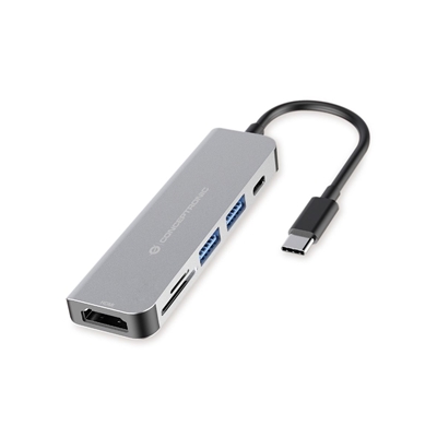 CONCEPTRONIC ADATTATORE HUB USB-C 3.1 6 IN 1 DONN02G