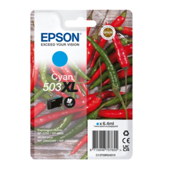 EPSON CARTUCCE PEPERONCINO CYAN 503XL C13T09R24020