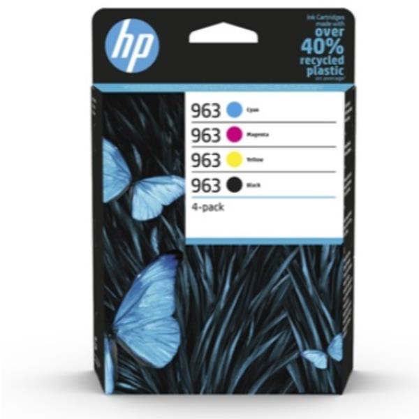 HP 963 CMYK ORIGINAL INK 4-PACK 6ZC70AE