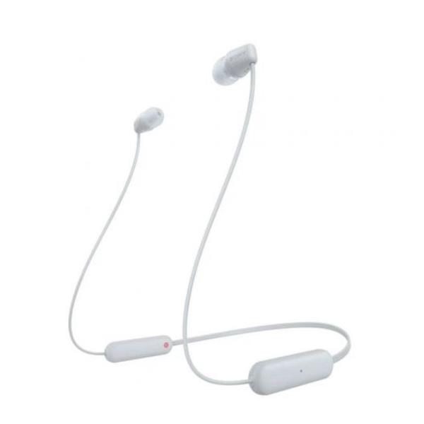 SONY CUFFIE IN-EAR BLUETOOTH WHITE WIC100W.CE7