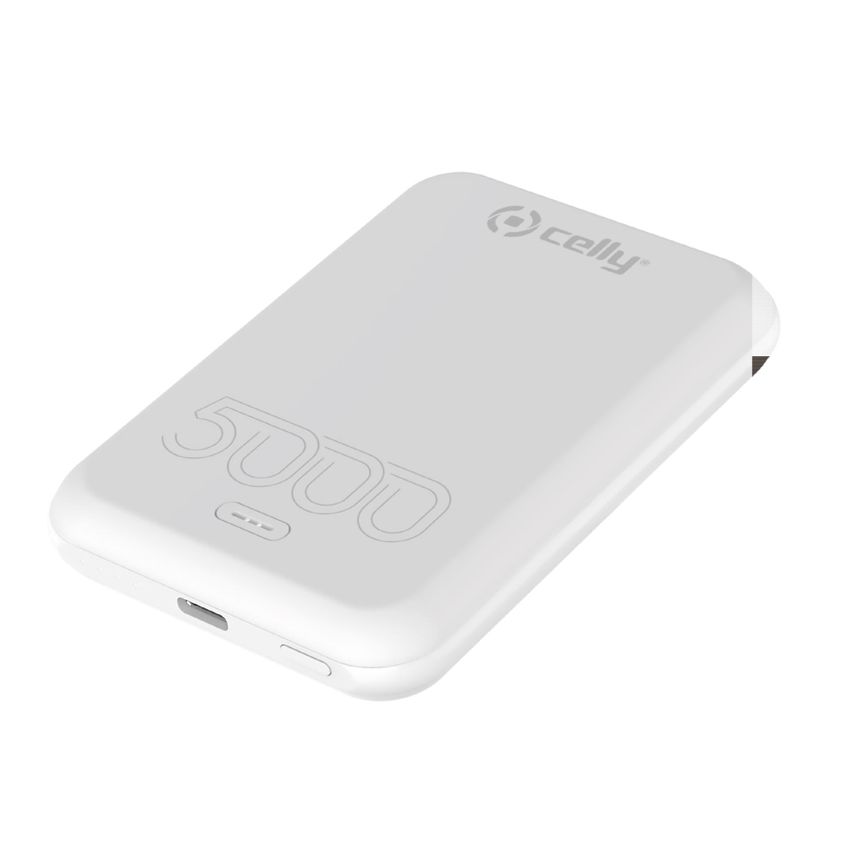 CELLY MAGSAFE POWER BANK 5000MAH EVO MAGPB5000EVOWH