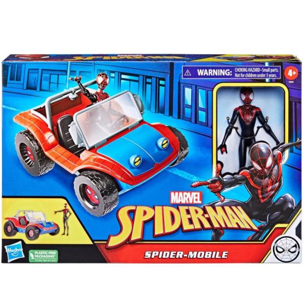 HASBRO SPD NU2 MOVIE CAR MM&SPIDERHAM 15CM F56205L0