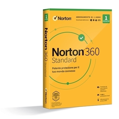 NORTON 360 STD 10GB 1U 1 DEV 12M BOX 21429122