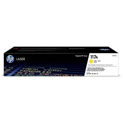 HP 117A GIALLO ORIGINAL TONER W2072A