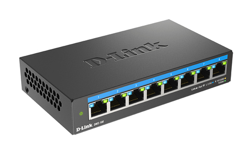 D-LINK SWITCH MULTI-GIGABIT DESKTOP A 8 PORTE DA 2.5 G DMS-108