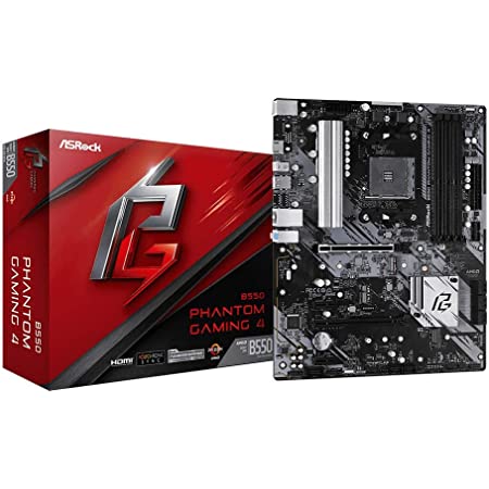 ASROCK MB AMD B550, B550M PHANTOM GAMING 4, AM4, 4 DDR4, Micro ATX 90-MXBE90-A0UAYZ