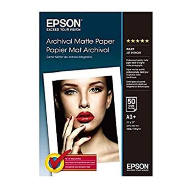 EPSON CARTA MATTE DA ARCHIVIO A3+ 50FG C13S041340