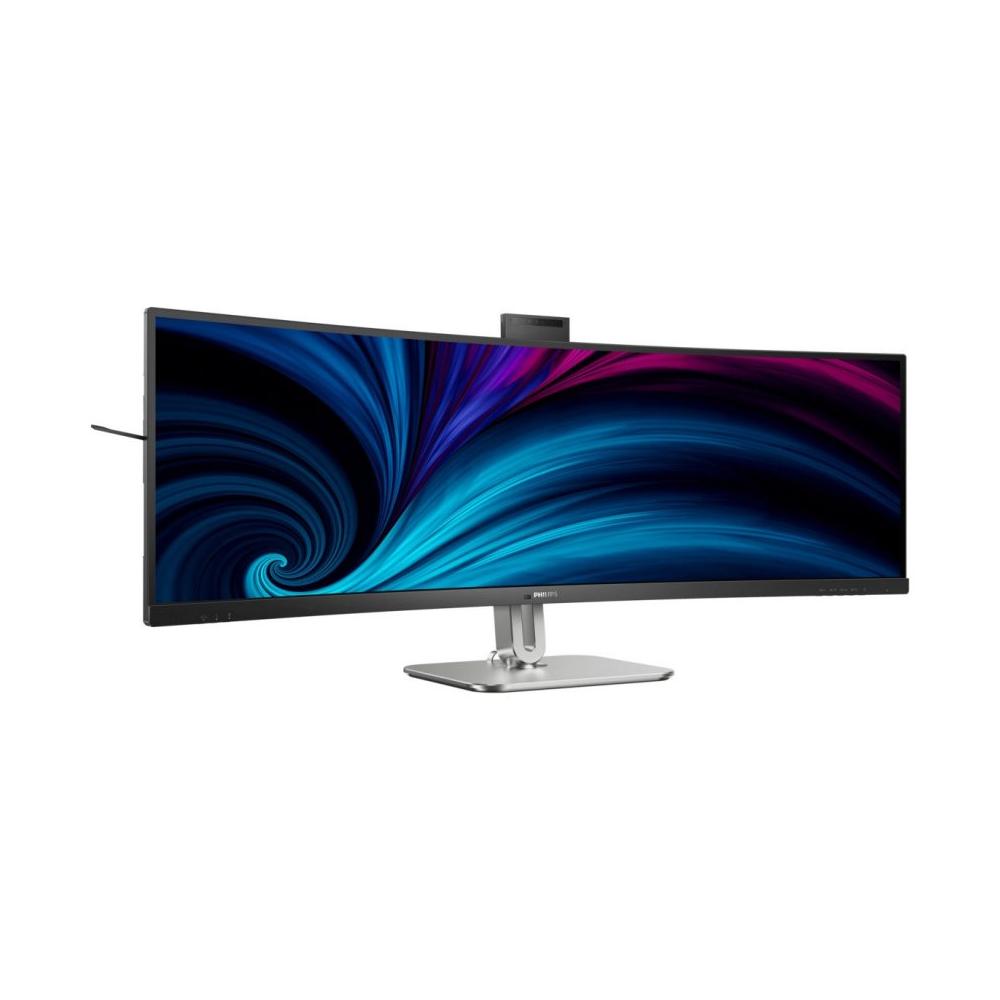 PHILIPS MONITOR CURVO 49 LED VA DUAL QHD 32:9 4MS 450 CDM, USB-C DOCK, WEBCAM, REG ALTEZZA, DP/HDMI, MULTIMEDIALE 49B2U6900CH